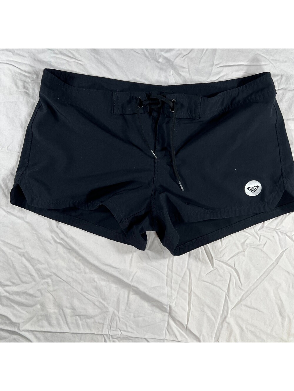 Roxy To Dye 2" Black Boardshorts Women Medium M Surf Swim Shorts